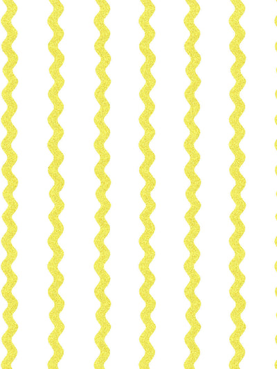 ric rac stripe on white wallpaper by sarah jessica parker lemon drop