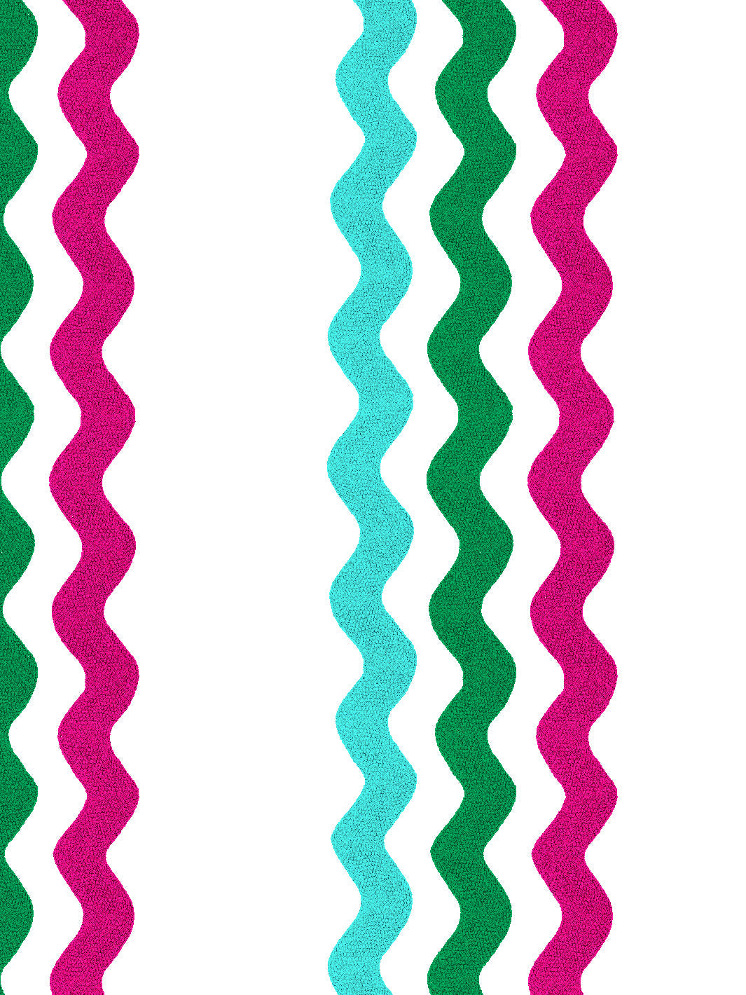 ric rac bands wallpaper by sarah jessica parker emerald capri raspberry