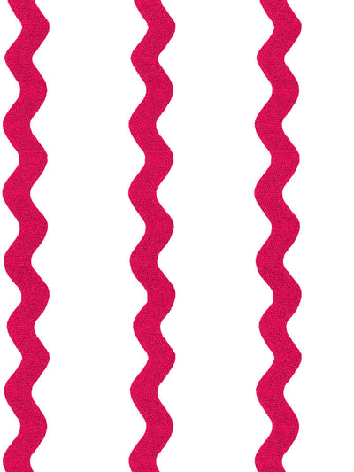 ric rac stripe on white wallpaper by sarah jessica parker geranium