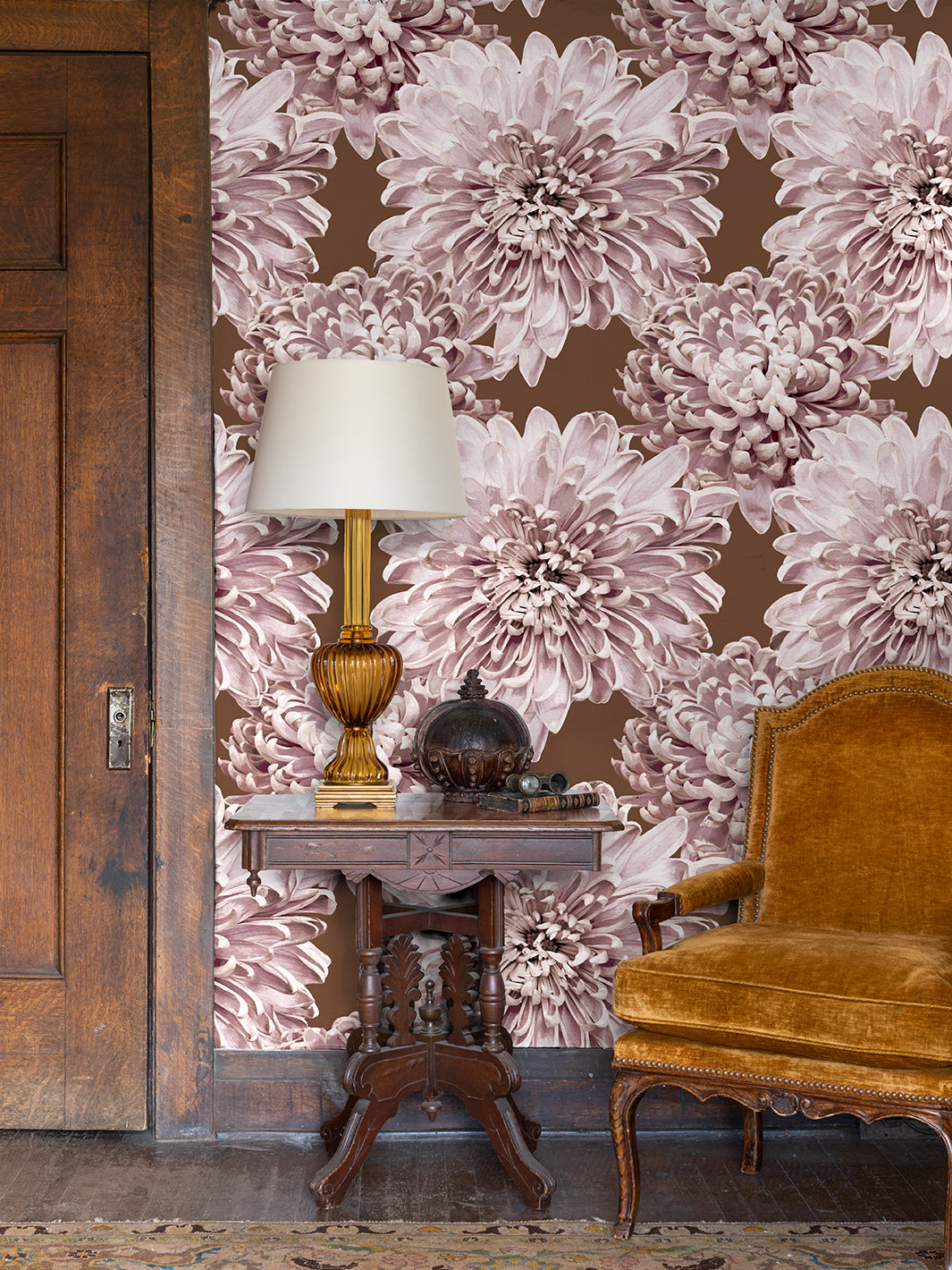 'The Mums' Wallpaper by Sarah Jessica Parker - Writing Desk Brown