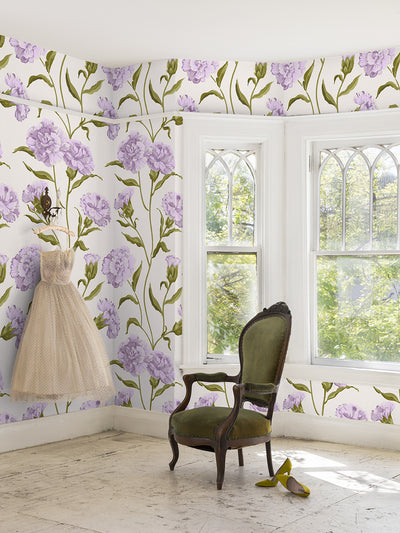 townhouse wallpaper by sarah jessica parker heliotrope