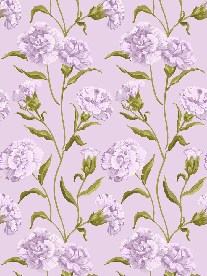 'Townhouse' Mural Wallpaper by Sarah Jessica Parker - Heliotrope on Lavender