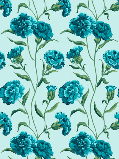 townhouse mural wallpaper by sarah jessica parker peacock on sky