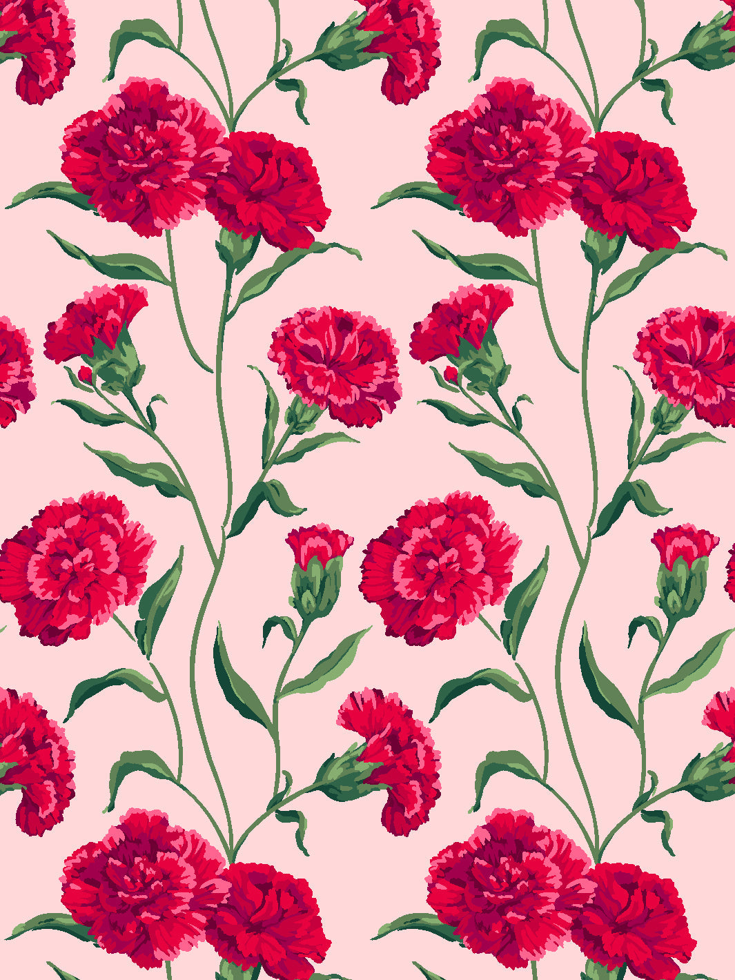 townhouse mural wallpaper by sarah jessica parker scarlet on pink