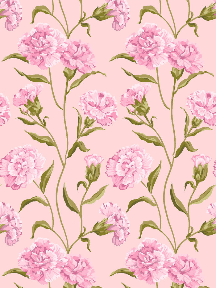 'Townhouse' Mural Wallpaper by Sarah Jessica Parker - Slipper on Rosé