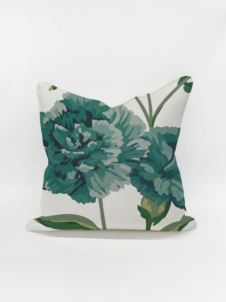 town house pillow by sarah jessica parker peacock on linen