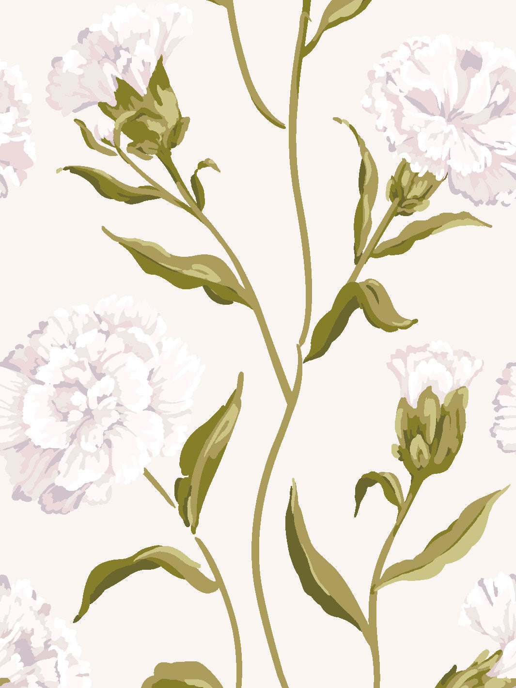 'Townhouse' Wallpaper by Sarah Jessica Parker - Pearl on Parchment