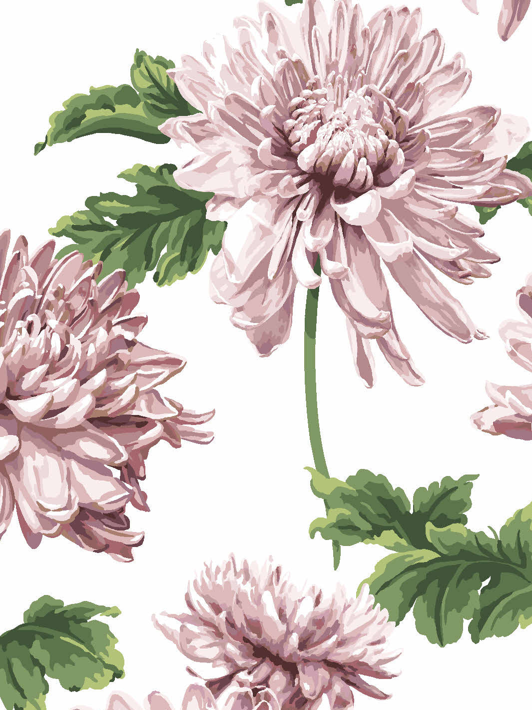 'Mums for Marion Small' Wallpaper by Sarah Jessica Parker - Powder