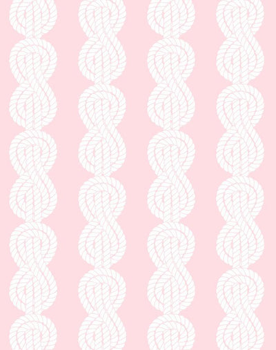 'Sailor Knot' Wallpaper by Wallshoppe - Ballet Slipper