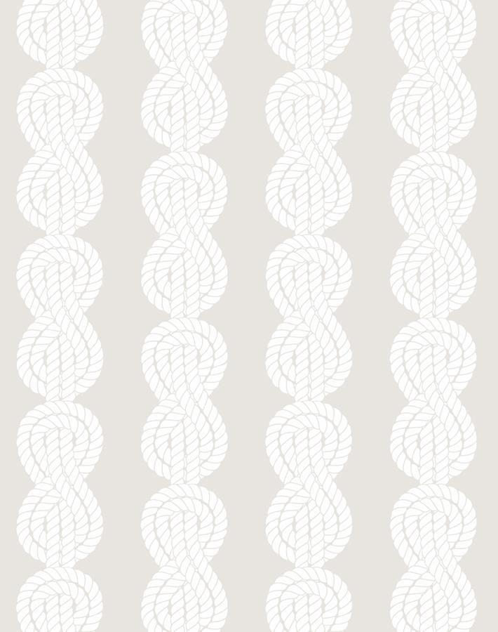 'Sailor Knot' Wallpaper by Wallshoppe - Sand