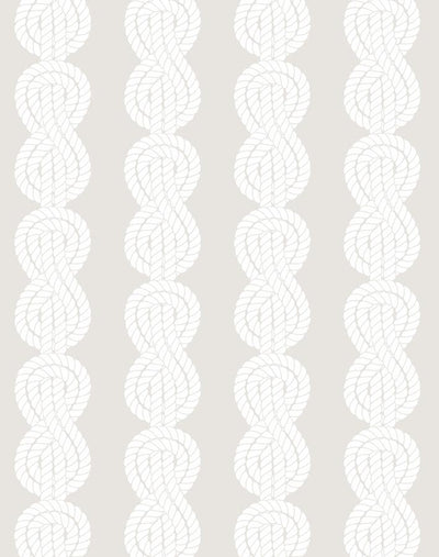 'Sailor Knot' Wallpaper by Wallshoppe - Sand