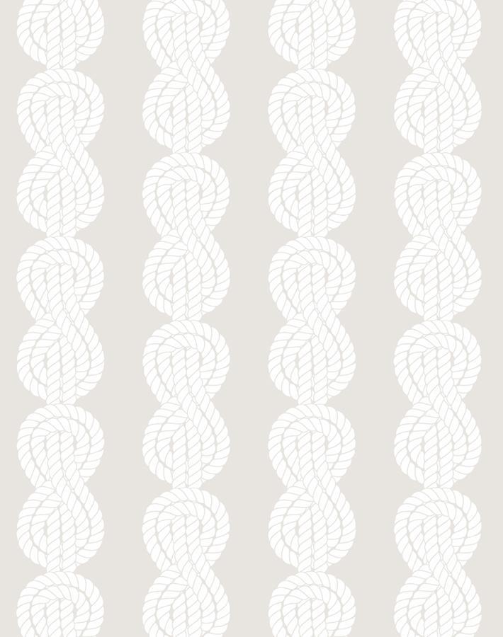 'Sailor Knot' Wallpaper by Wallshoppe - Sand