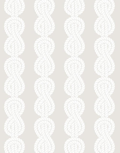 'Sailor Knot' Wallpaper by Wallshoppe - Sand