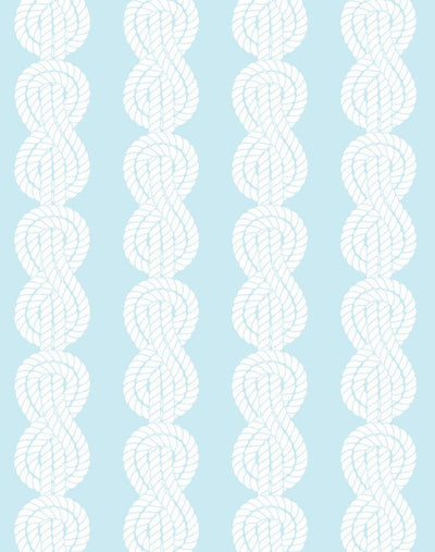 'Sailor Knot' Wallpaper by Wallshoppe - Sky