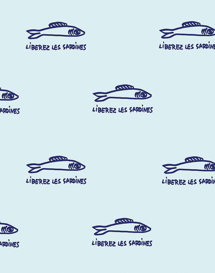 'Sardines' Wallpaper by Clare V. - Sky
