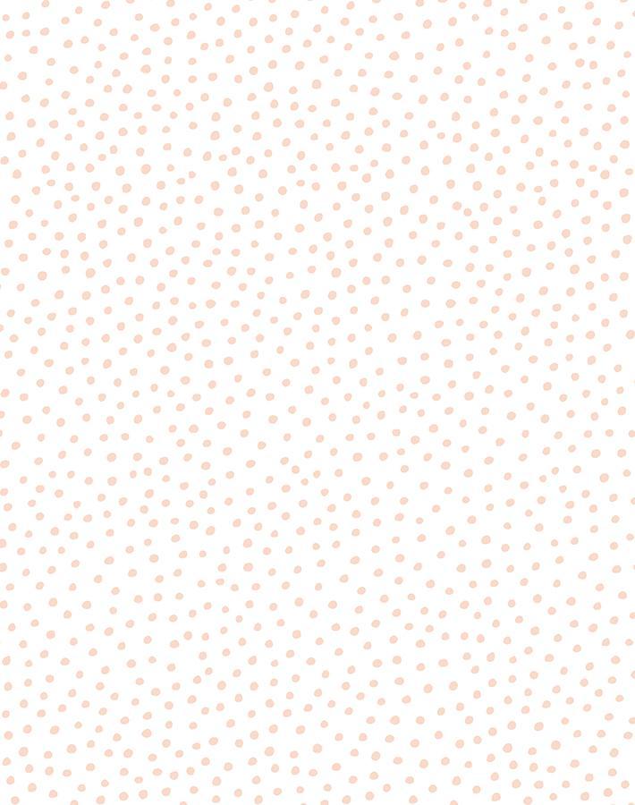 'Pebble' Wallpaper by Sugar Paper - Pink On White