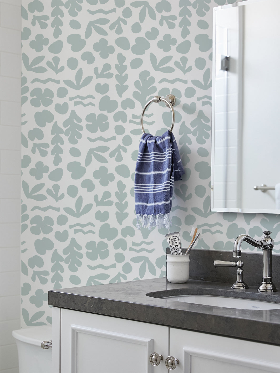 sea garden wallpaper by tea collection sea
