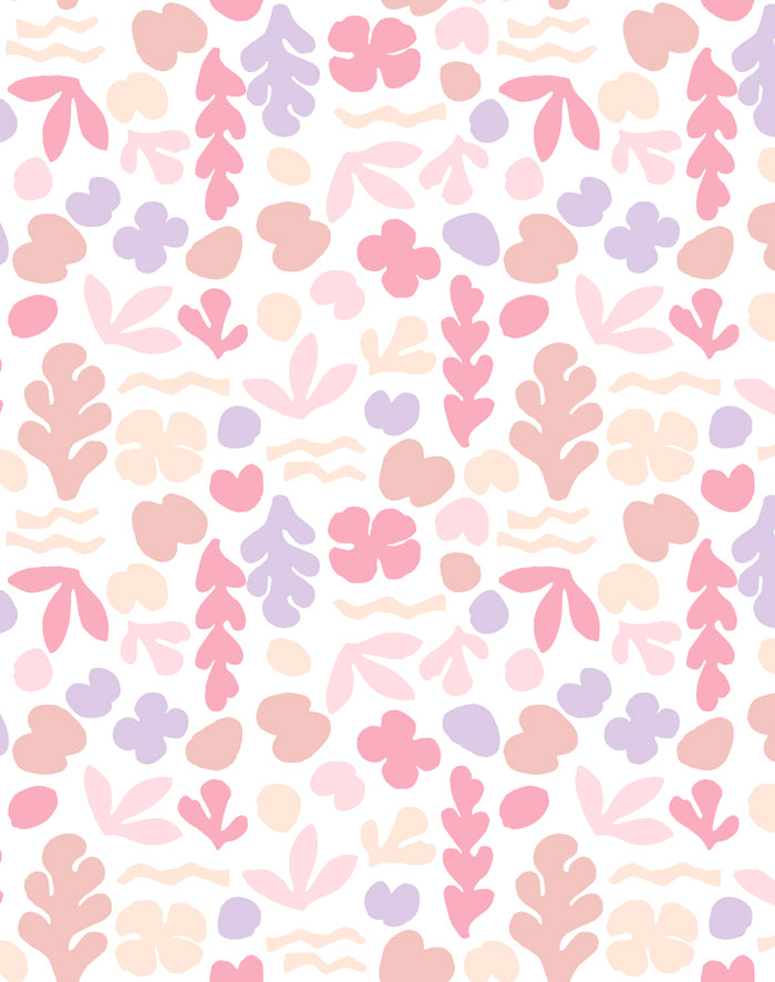 'Small Sea Garden' Wallpaper by Tea Collection - Ballet Slipper