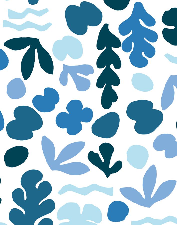 sea garden small blue