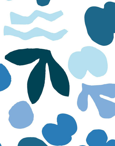 'Sea Garden' Wallpaper by Tea Collection - Blue