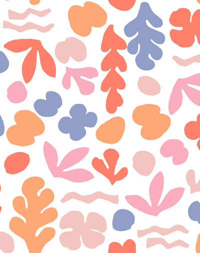 sea garden coral and pink