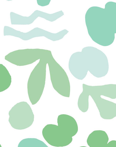 'Sea Garden' Wallpaper by Tea Collection - Seafoam