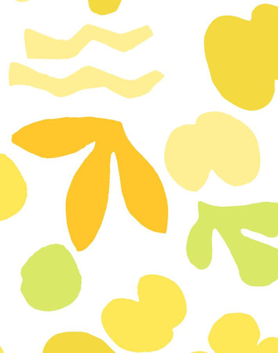 'Sea Garden' Wallpaper by Tea Collection - Yellow