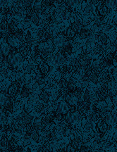 'Serpentine' Wallpaper by Wallshoppe - Indigo