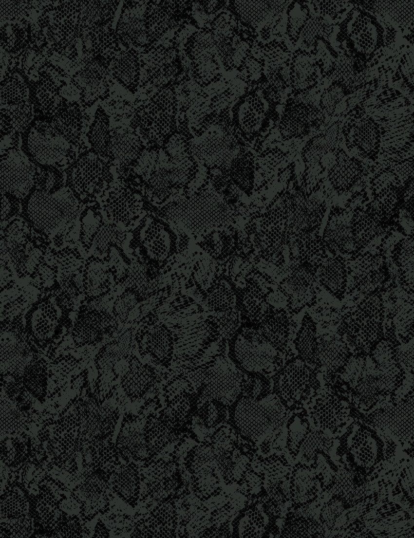 'Serpentine' Wallpaper by Wallshoppe - Charcoal