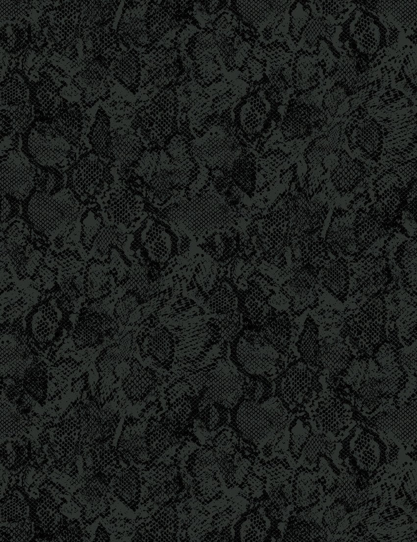 'Serpentine' Wallpaper by Wallshoppe - Charcoal