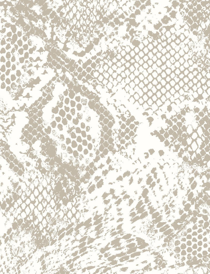 serpentine chocolate on ivory