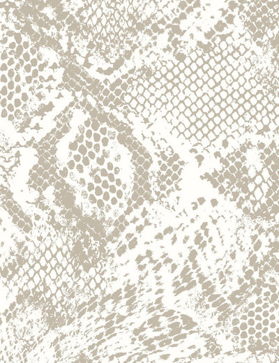 'Serpentine' Wallpaper by Wallshoppe - Tea