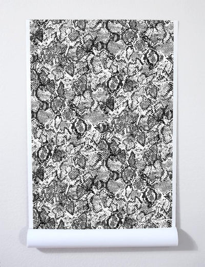 'Serpentine' Wallpaper by Wallshoppe - Onyx