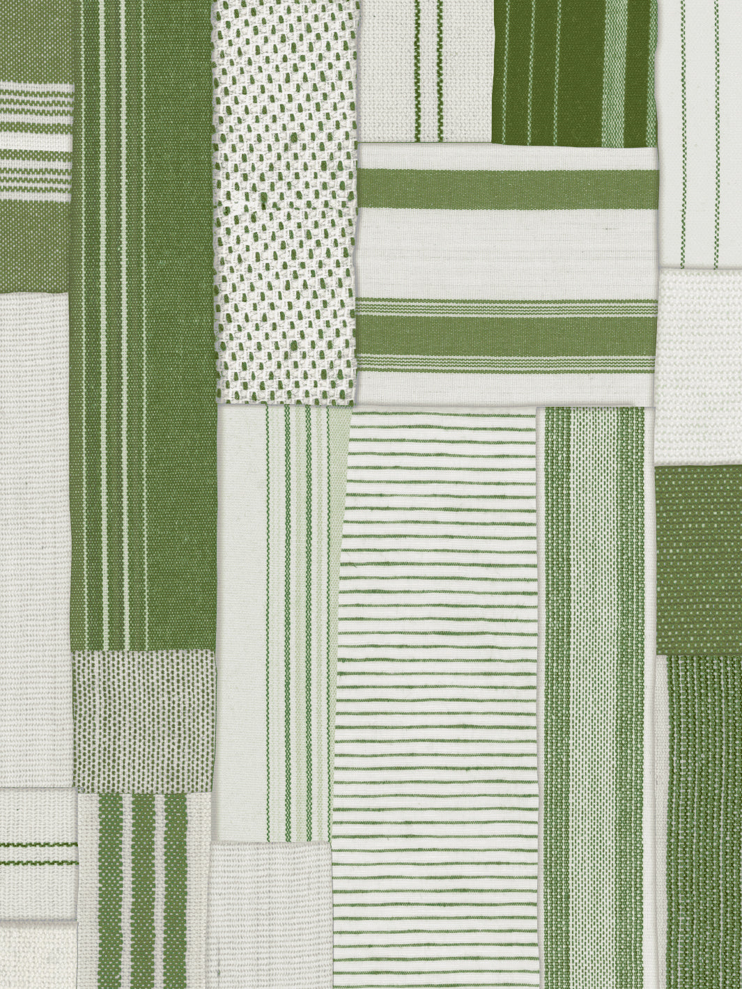shirting patchwork wallpaper chris benz green