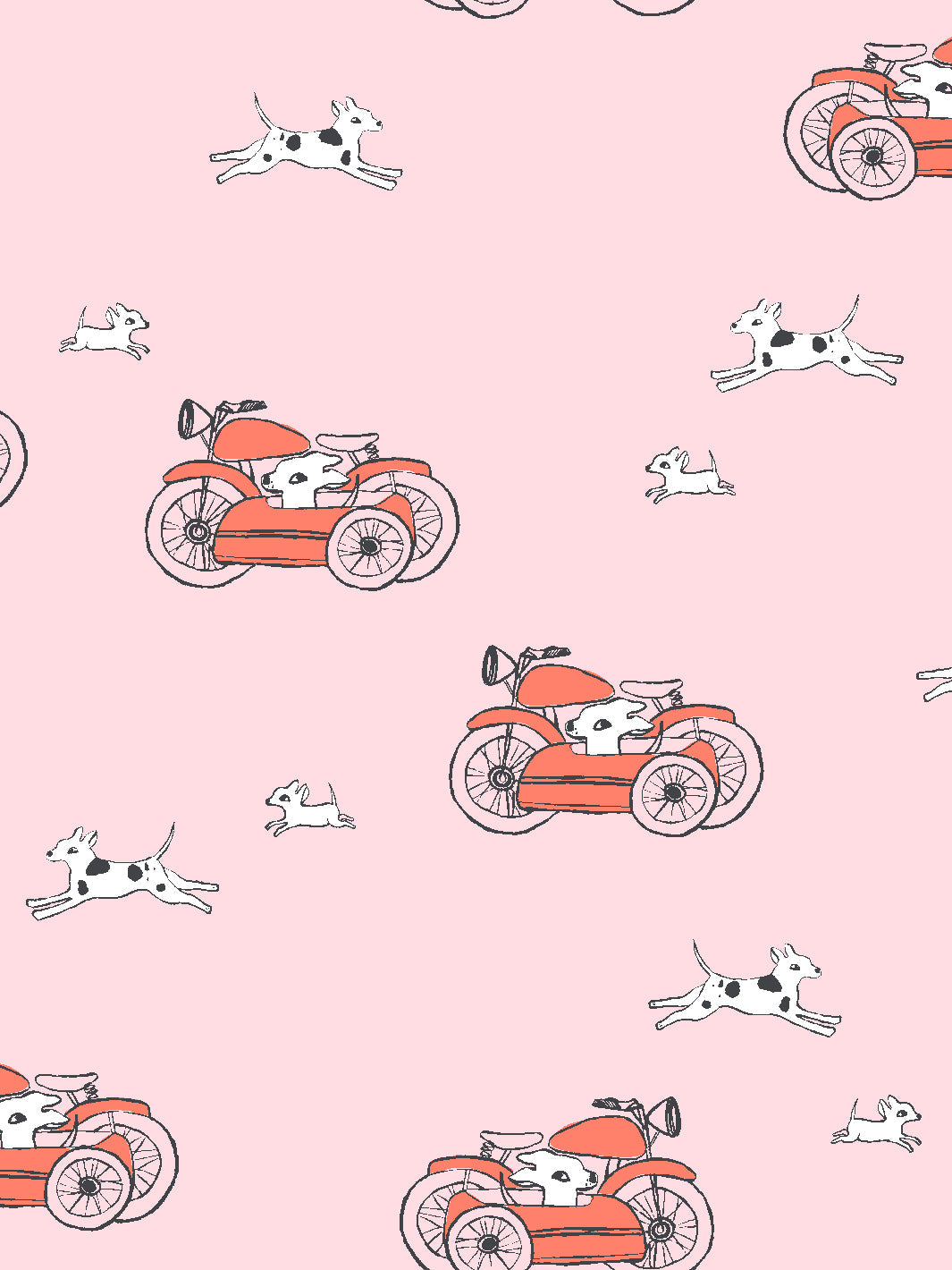 sidecar wallpaper by tea collection ballet slipper