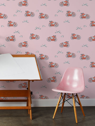 sidecar wallpaper by tea collection ballet slipper