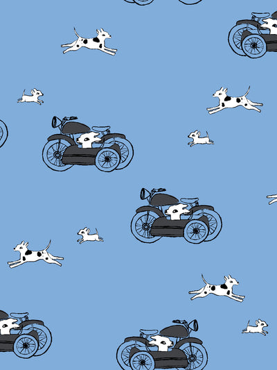'Sidecar' Wallpaper by Tea Collection - Denim