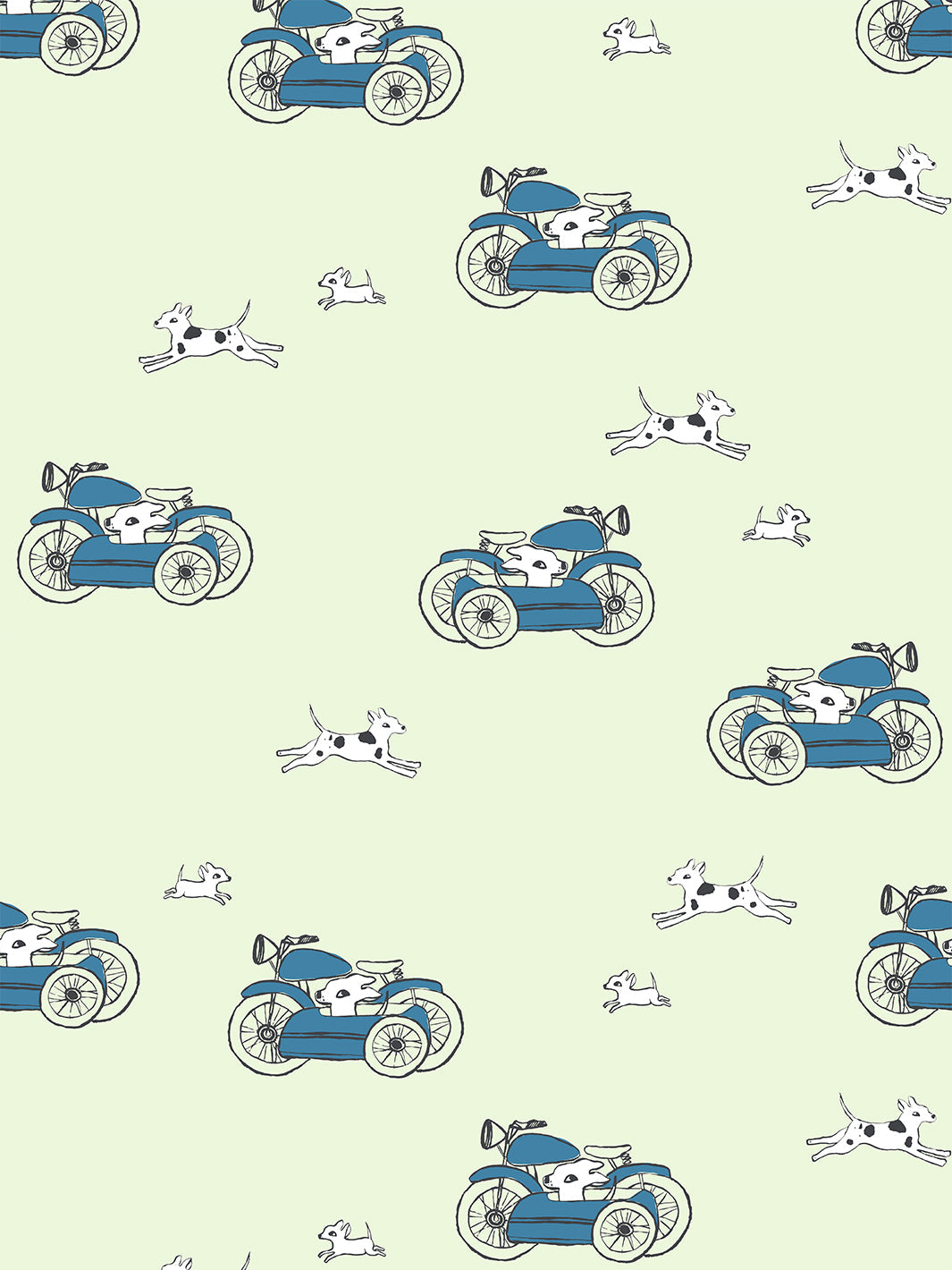 sidecar wallpaper by tea collection pistachio