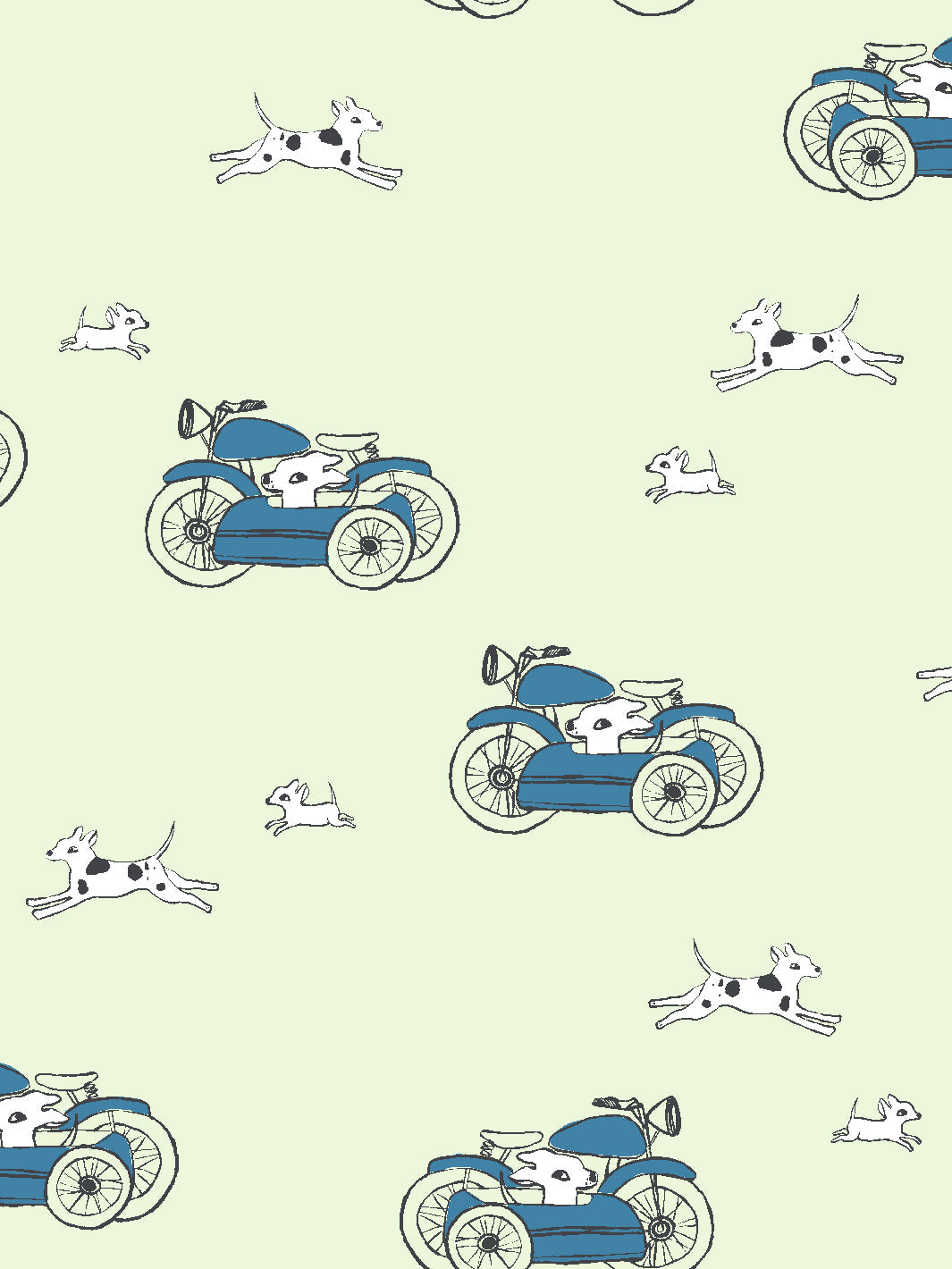 sidecar wallpaper by tea collection pistachio