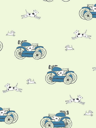 sidecar wallpaper by tea collection pistachio