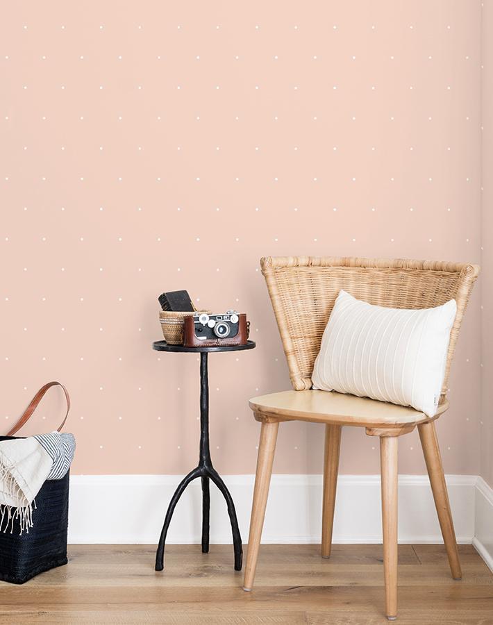 'Signature Dot' Wallpaper by Sugar Paper - Pink