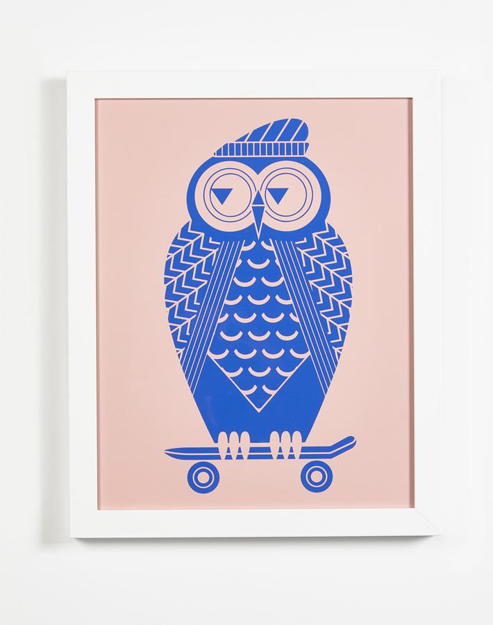 Artshoppe Skate Owl by Tea Collection