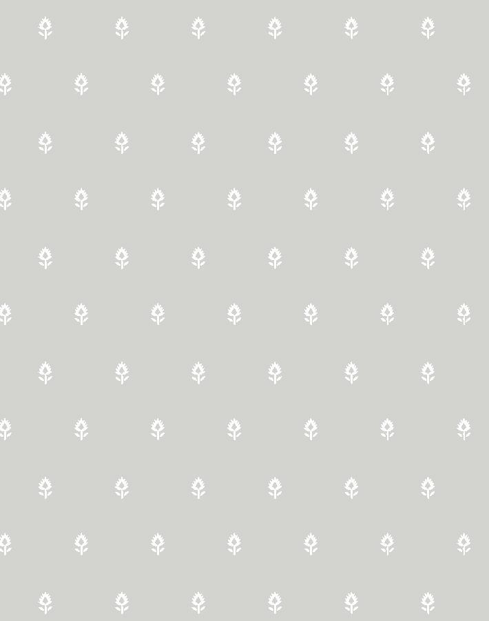 tiny block print grey