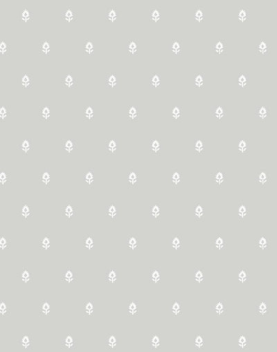 tiny block print grey