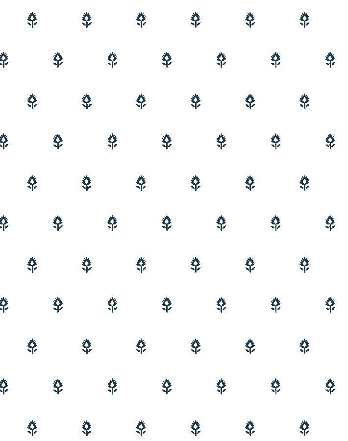 'Tiny Block Print' Wallpaper by Sugar Paper - Navy On White