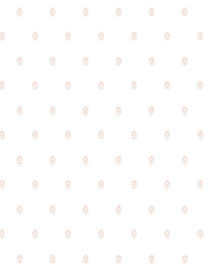 tiny block print pink on white