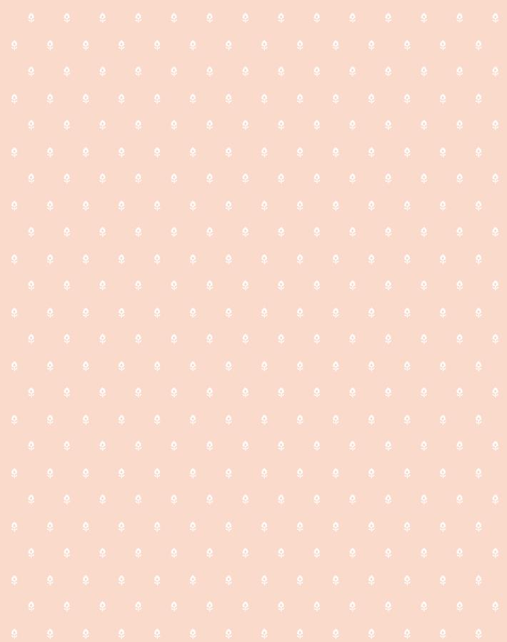 'Tiny Block Print' Wallpaper by Sugar Paper - Pink