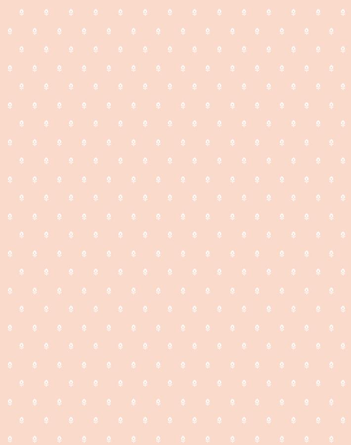 'Tiny Block Print' Wallpaper by Sugar Paper - Pink