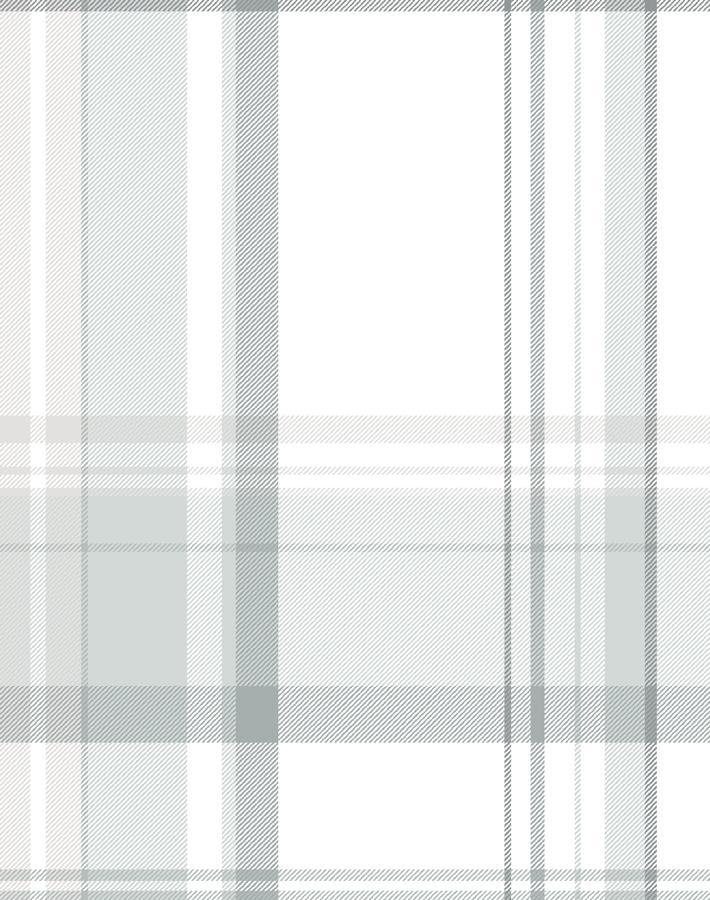 Oban Plaid' Wallpaper by Wallshoppe - Fog