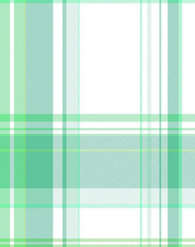 'Sofia Plaid' Wallpaper by Wallshoppe - Green